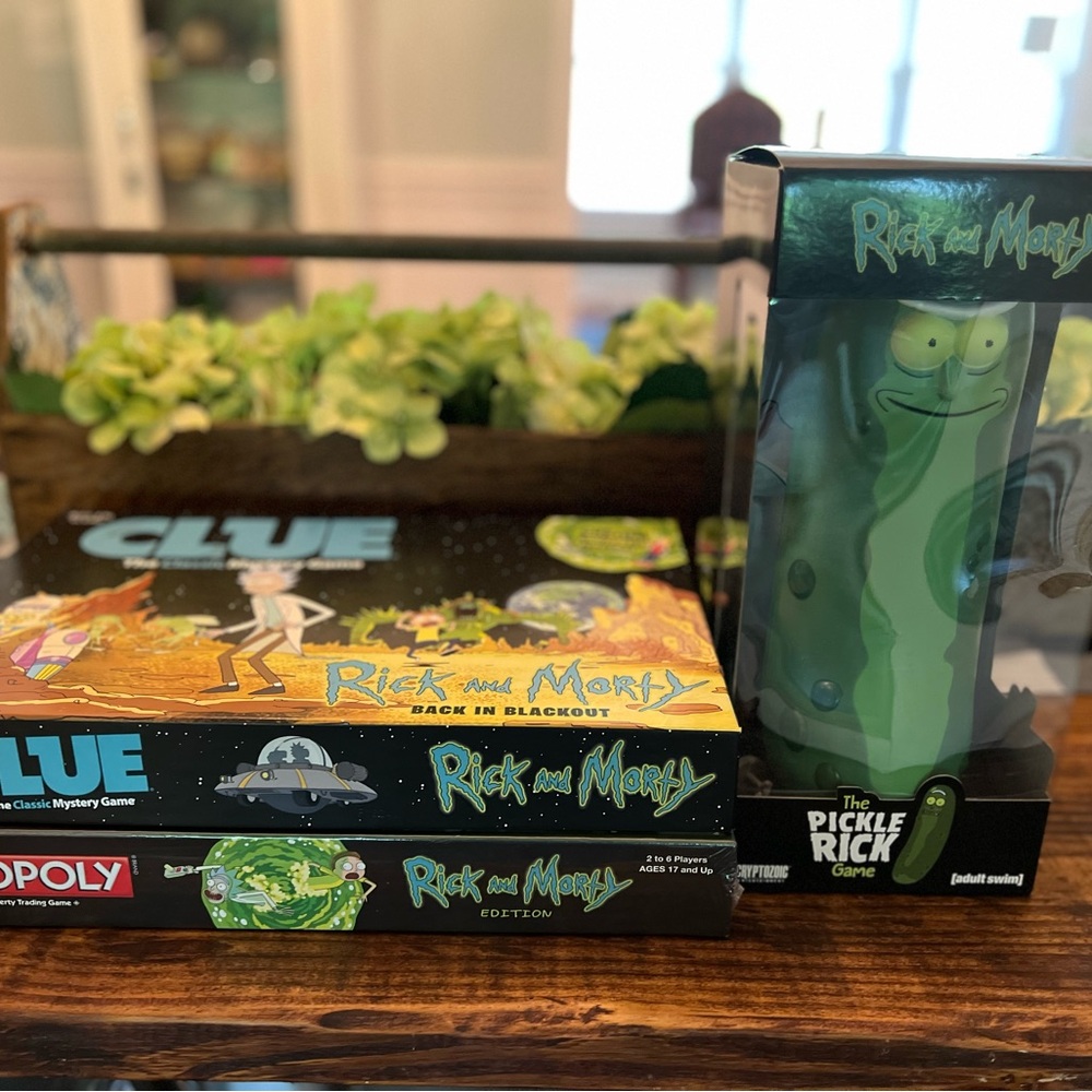 Rick and Morty Games - lot of 3